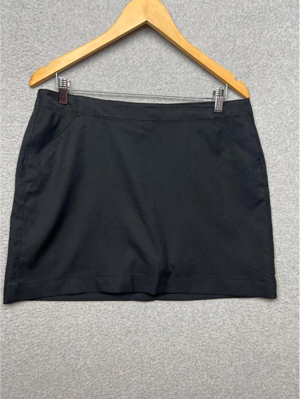 PGA Tour Womens Skort Skirt Size 10 Tennis Golf Athleisure Performance Black